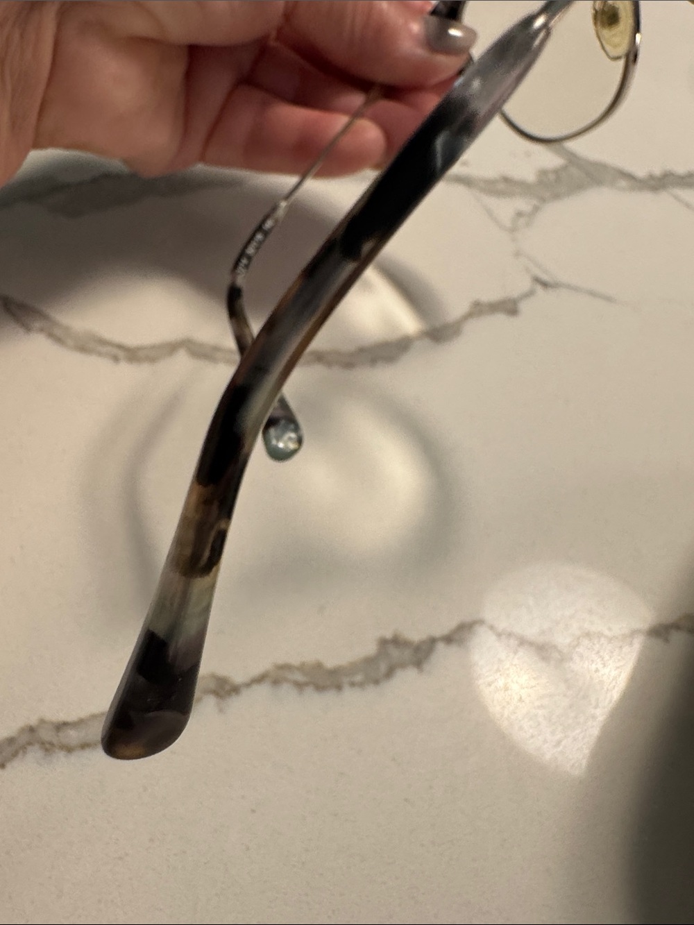 Michael Kors Gray Tortoiseshell-Top Cat Eye Glasses- - Picture 5 of 12